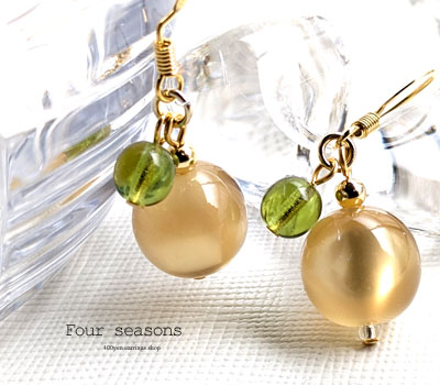 激安アクセサリ・限定400円ピアス・猫の目ピアス1